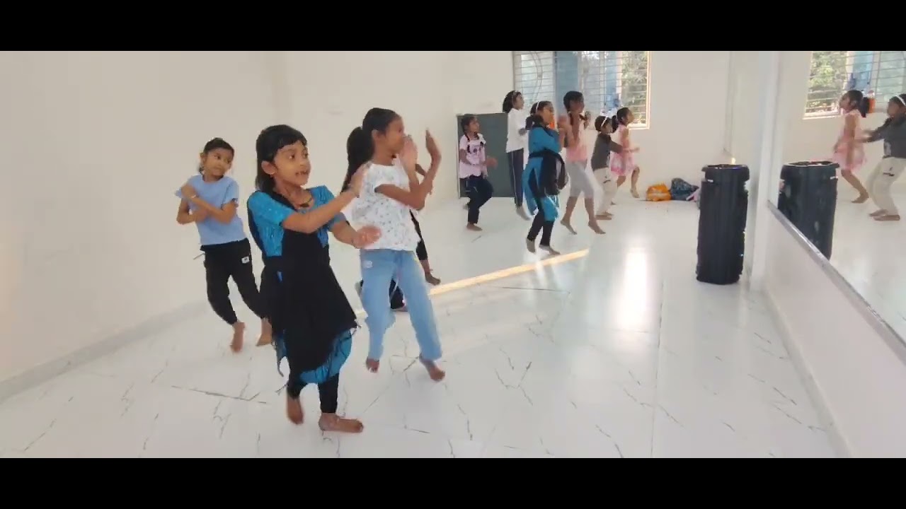 Ashi is learning dance gracefully 