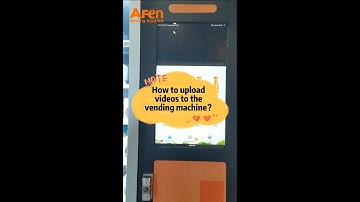 How to upload videos to the vending machine