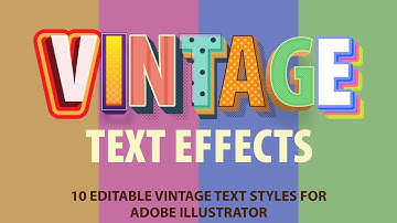 Creative Graphics Pack - Vintage Text Styles - Astute Graphics