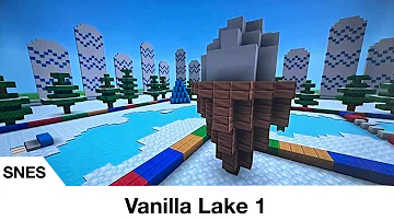SNES Vanilla Lake 1 🏎️ (Super Mario Kart in Minecraft)