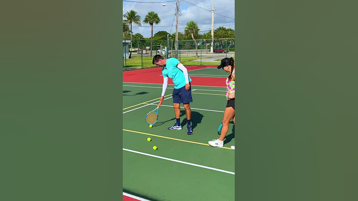 Pick Up Tennis Balls the Right Way