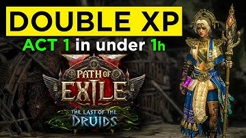 I won a Speedrun with this Act 1 Strategy! - Poe 2 The Last of the Druids