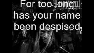Heathen Throne - Ensiferum (Lyrics on Screen)