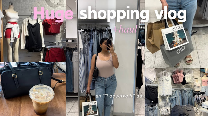 Huge Shopping Vlog❥ + HAUL |coffee, clothes, sister date