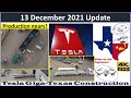 Tesla Gigafactory Texas 13 December 2021 Cyber Truck & Model Y Factory Construction Update (08:00AM)