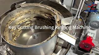 Key Cutting Brushing Ringing Machine