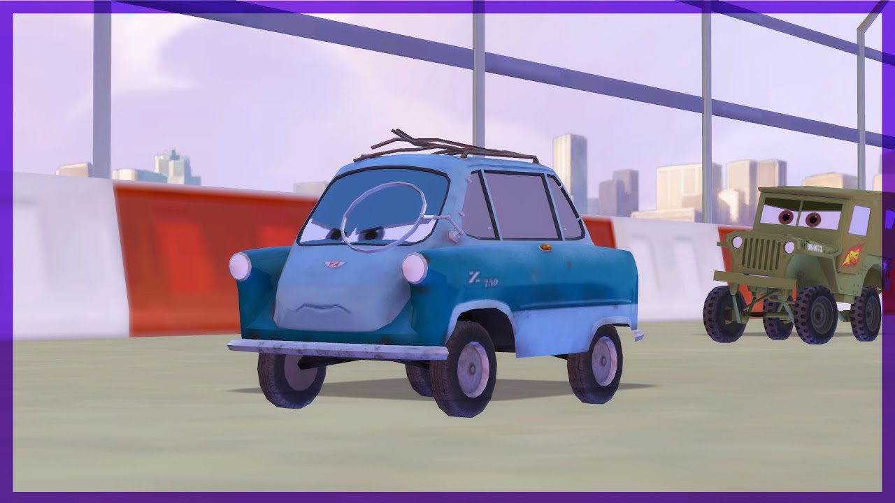 Cars 2 The Video Game Professor Z Runway Tour Request YouTube