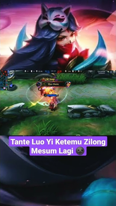 Tante Luo Yi Ketemu Zilong Mesum Lagi 🌚 #LuoYi #MLBB