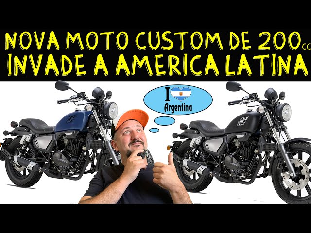 MOTO CUSTOM 250cc BARATA, menos de 9 mil reais INVADE as AMÉRICAS