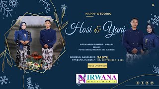 LIVE PERNKAHAN ** HOSI STIAWAN DENGAN GIMURTI WAHYU PRIYANI ** 27 SEPTEMBER 2025
