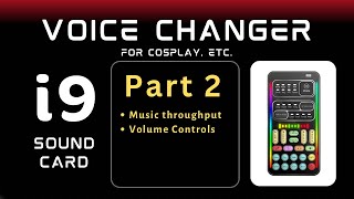 i9 Voice Changer PART 2: Phone/Music integration + volume controls -  #cosplay #voicechanger #prank screenshot 5