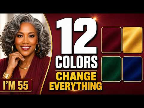 I'm 55 and These 12 Colors Change Everything (Color Theory Breakdown)