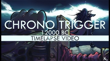 Art Process Timelapse: Drawing Chrono Trigger, 12000 BC | RagingSpaniard