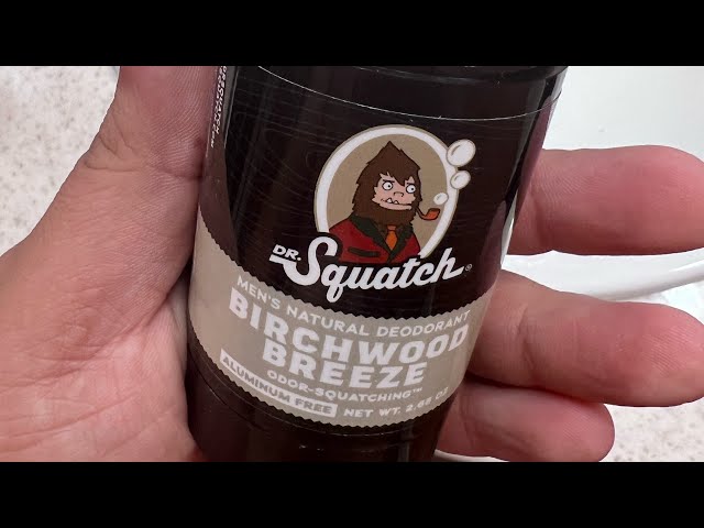 Dr. Squatch Birchwood Breeze Natural Deodorant and Soap Made in USA  863765000049