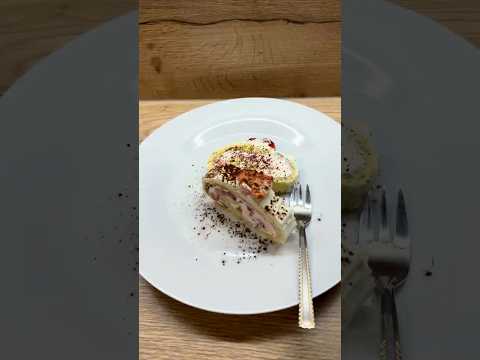 Piškotová roláda s jahodami | Těhotnej kuchař