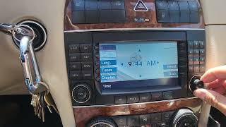 How to set the clock on a 2009 clk 350 amg sport