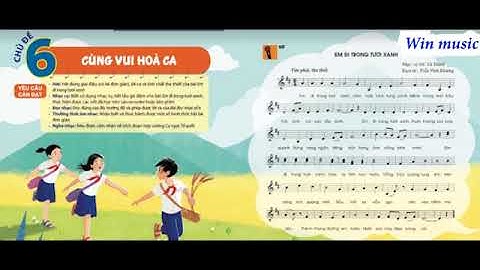 En Đi Trong Tươi Xanh (CÓ LỜI)- CHỦ ĐỀ 6 - CÙNG VUI HÒA CA | ÂM NHẠC 6 - CHÂN TRỜI SÁNG TẠO
