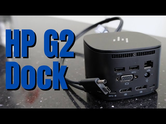 HP G2 Laptop Dock Unboxing - 230w Thunderbolt Hub w/ Combo Cable - YouTube