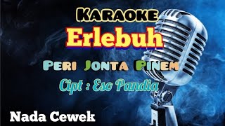 ERLEBUH | PERI JONTA PINEM | KARAOKE LAGU KARO | NADA CEWEK