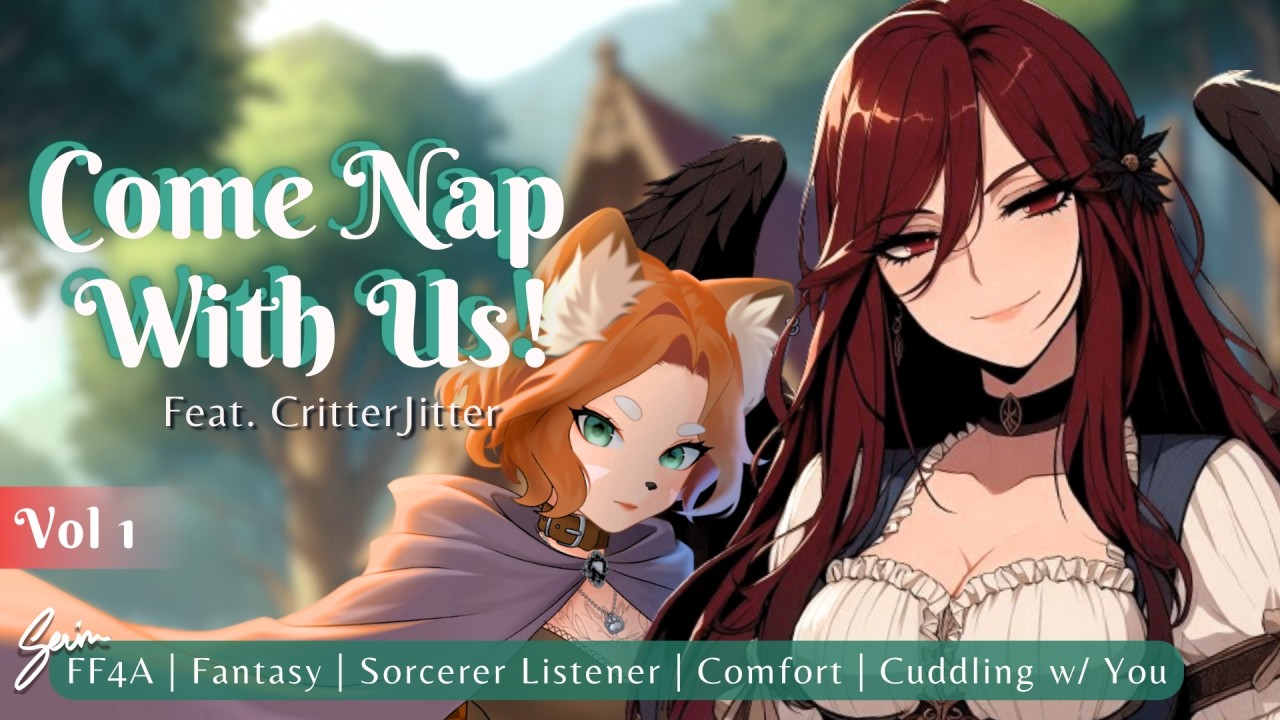Cuddling With Your Familiars~ 🧡 Ft. @critterspeaks [Fantasy] [Flirty] [Binaural] [Comfort] [FF4M]