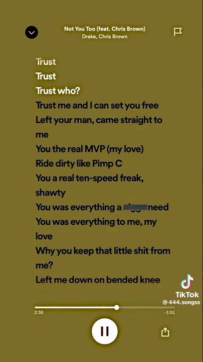 Not you too - Drake ft Chris Brown #fypシ #music #spedup #drake #chrisbrown #tiktokaudios #goviral