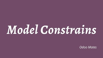 83. Python Constrains In Odoo || Constrains Decorator In Odoo || Model Constrains In Odoo