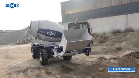 AIMIX AS2.6 Self Loading Mixer Test Run before Sending to Shymkent Kazakhstan