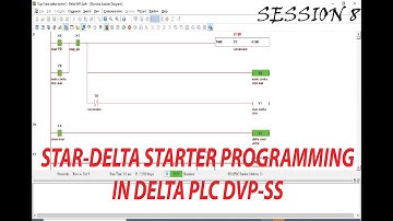 STAR DELTA STARTER IN DELTA PLC DVP-SS2 | Class 08 | PLC Ladder logic | BeingGuruElectrical