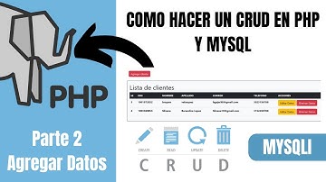 ✅ COMO CREAR UN CRUD EN PHP  || MYSQL || BOOTSTRAP || PARTE 02 - AGREGAR ✅