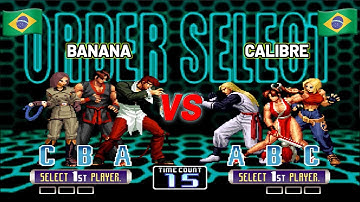 BANANA vs CALIBRE  TOP MATCH KOF 2002