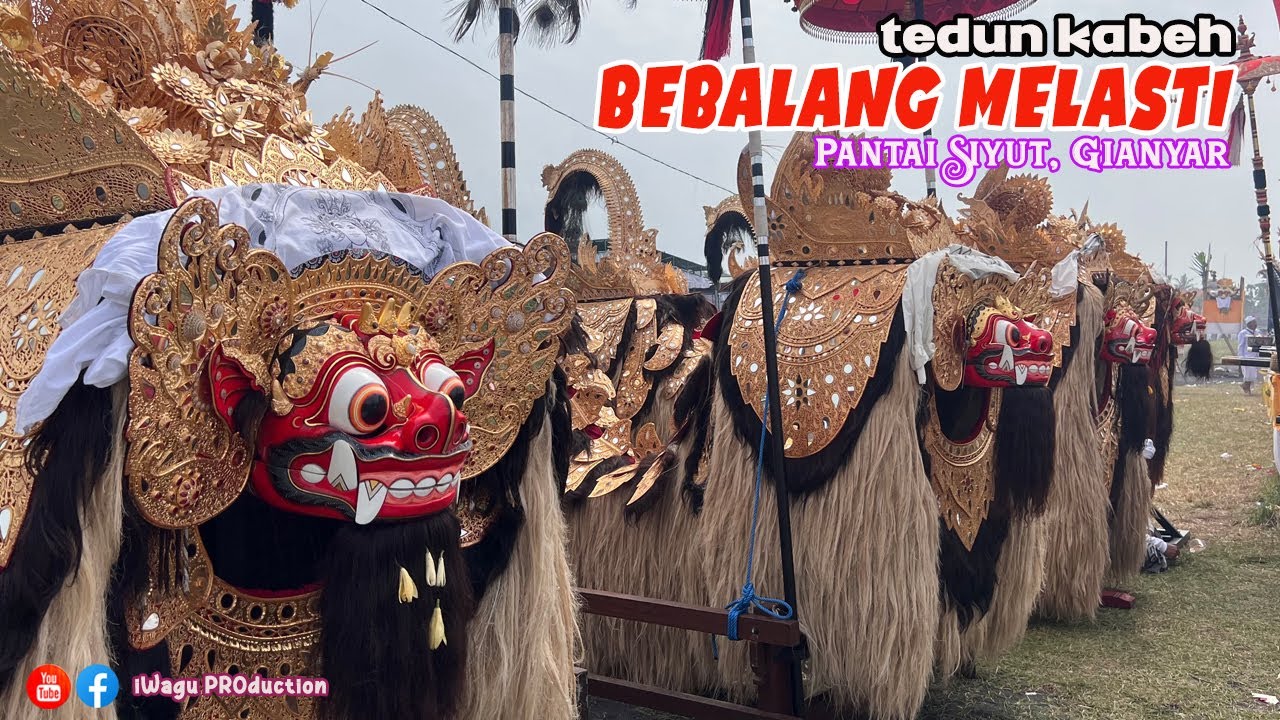 Pertama Kalinya Empat Pelawatan Desa Adat Bebalang Laksanakan Melasti di Pantai Siyut, Gianyar