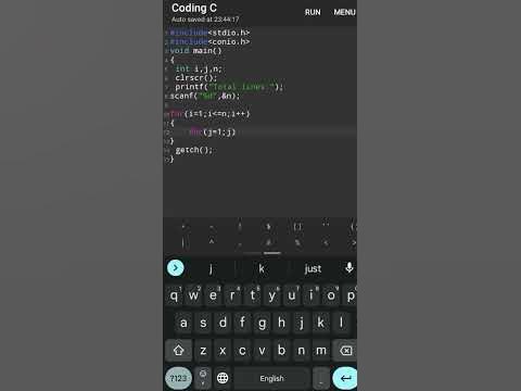 Print 😊 Smiley triangle pettern using nested for Loop in C program # ...