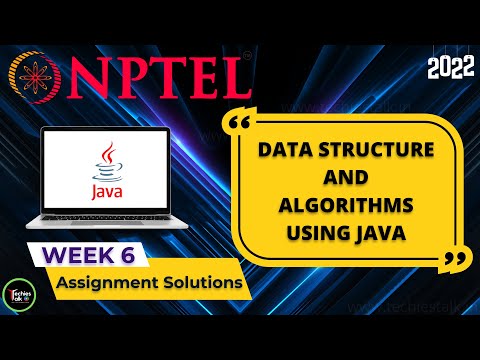 NPTEL  Data Structure And Algorithms Using Java WEEK 6 Quiz Assignment Solutions💡 | July 2022