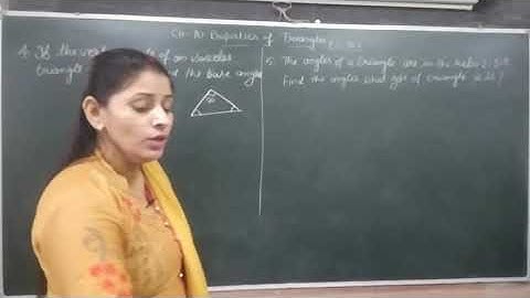 class 7 maths chapter 10- properties of Triangle Exercise 10.1 Q5-Q10