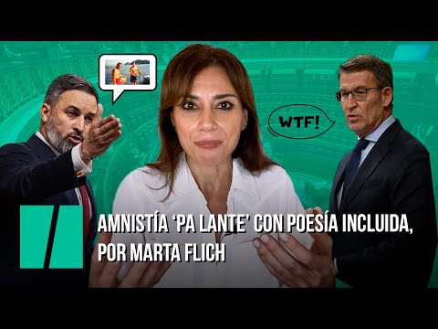 Amnistía 'pa lante' con poesía incluida, por Marta Flich