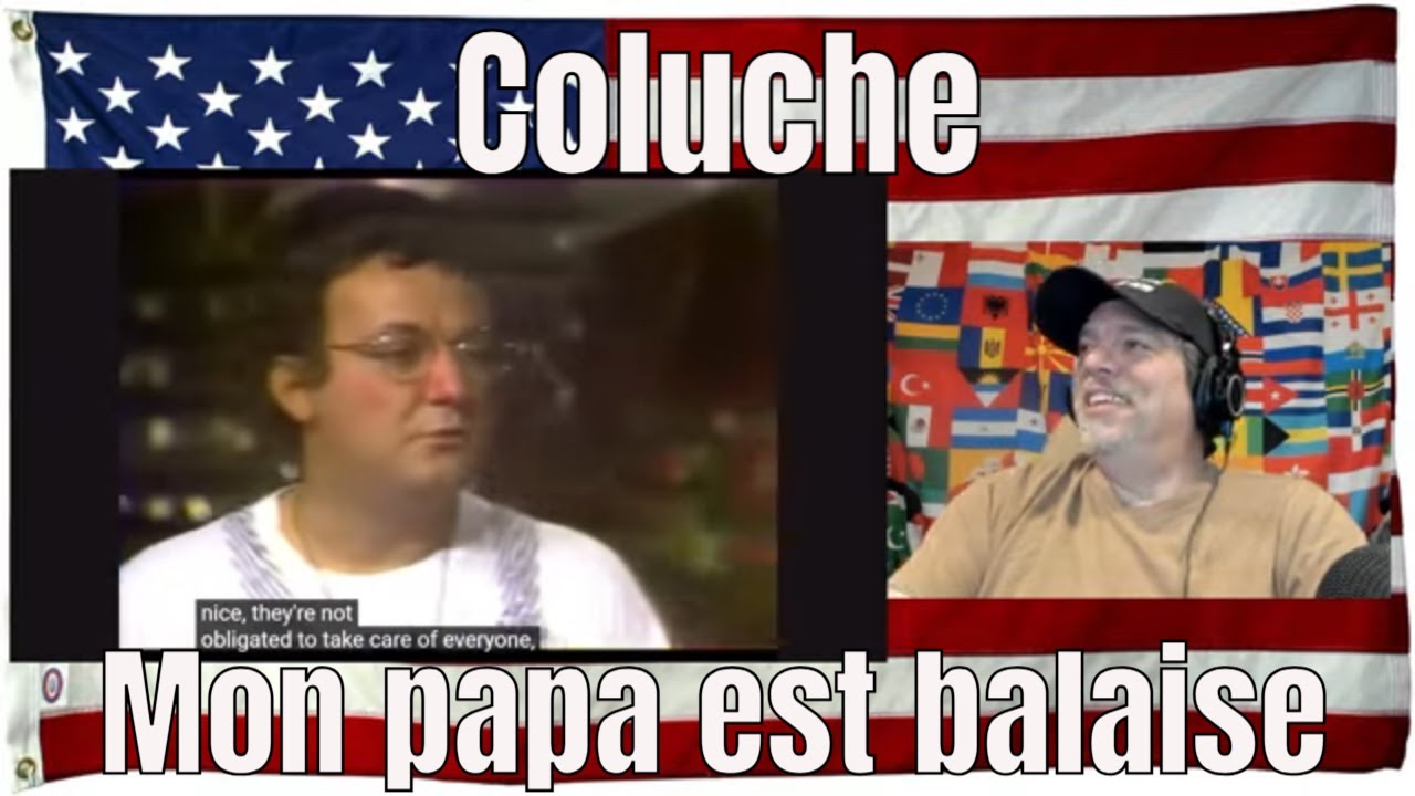 Coluche Mon papa est balaise - REACTION - YouTube