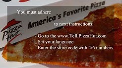 www.TellPizzaHut.com: Tell Pizza Hut Survey