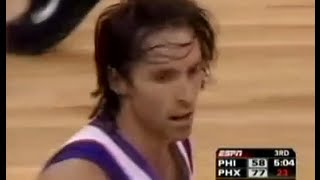 2005 03 30 Steve Nash Triple-Double at 76ers 12Pts 13Rbs 12ats