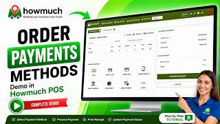 How to Use Order Payment Methods in Howmuch POS | Complete Demo #5