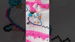 🪡🧚🏻 BORDANDO PUNTO DE CRUZ🧚🏻🪡 #viral #parati #fyp #hermoso #lindo #puntodecruz