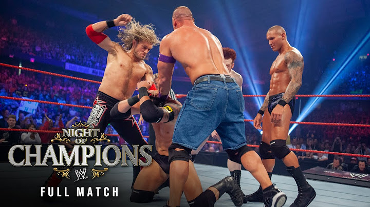 FULL MATCH: Sheamus vs. Cena vs. Orton vs. Edge vs. Barrett vs. Jericho: Night of Champions 2010