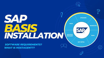 SAP BASIS- SAP INSTALLATION S/W REQUIREMENTS(SWPM,HOSTAGENT,IGS,DBCLIENT)