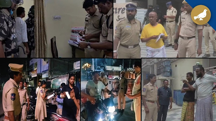 Hyderabad Police conduct search operation at Paramount Colony Tolichowki