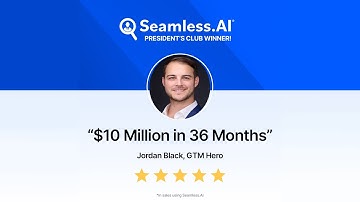 Seamless.AI Review: Over $10 Million in 36 Months | Jordan Black
