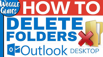 Outlook Desktop - How to delete folders