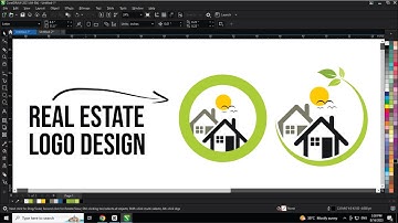 How To Create Real Estate Logo Design Using Coreldraw - Ahsan Sabri