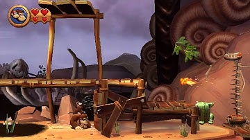 Donkey Kong Country Returns Playthrough (Part 13 of 16) - World 6: Cliff