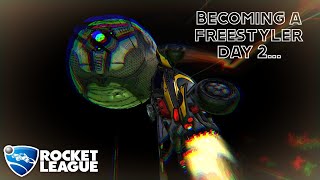Trying to become a freestyler in rocket league | day 2 (freestyle only
tournament)