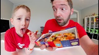 FATHER SON PLAY BEAN BOOZLED! / Jelly Bean Taste Test! screenshot 5