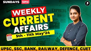 Weekly Current Affairs 2024 | May 2024 Week 2 | Parcham Classes Current Affairs #parcham